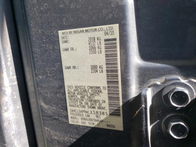 Photo 9 VIN: 1N4CL2AP9AC158385 - NISSAN ALTIMA HYB 