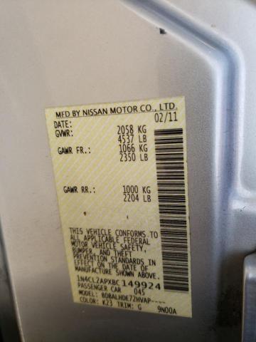 Photo 9 VIN: 1N4CL2APXBC149924 - NISSAN ALTIMA HYB 