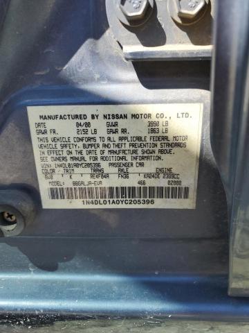 Photo 11 VIN: 1N4DL01A0YC205396 - NISSAN ALTIMA 