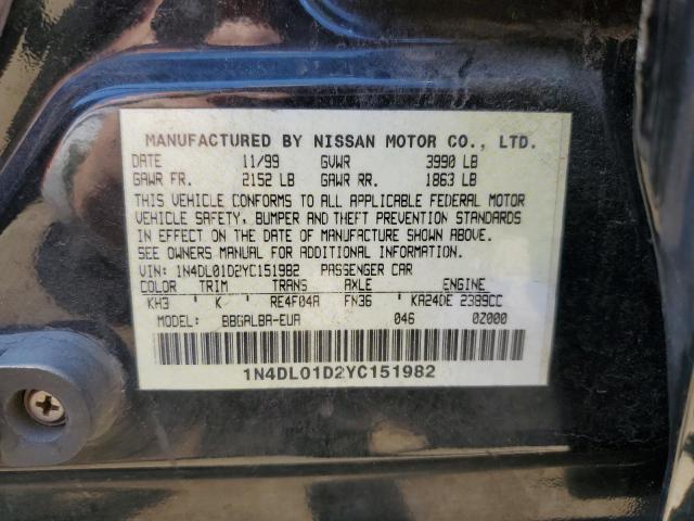 Photo 11 VIN: 1N4DL01D2YC151982 - NISSAN ALTIMA 