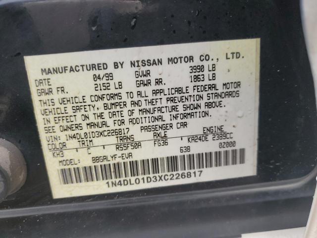 Photo 11 VIN: 1N4DL01D3XC226817 - NISSAN ALTIMA 