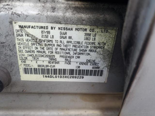 Photo 11 VIN: 1N4DL01D3XC269229 - NISSAN ALTIMA 