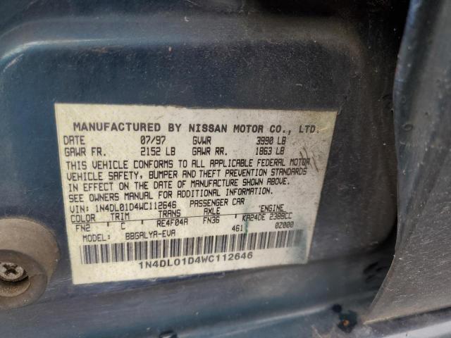 Photo 11 VIN: 1N4DL01D4WC112646 - NISSAN ALTIMA 