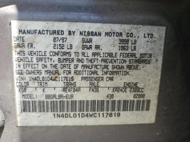 Photo 12 VIN: 1N4DL01D4WC117619 - NISSAN ALTIMA 