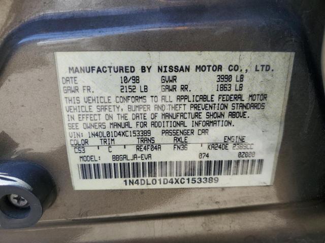 Photo 11 VIN: 1N4DL01D4XC153389 - NISSAN ALTIMA 