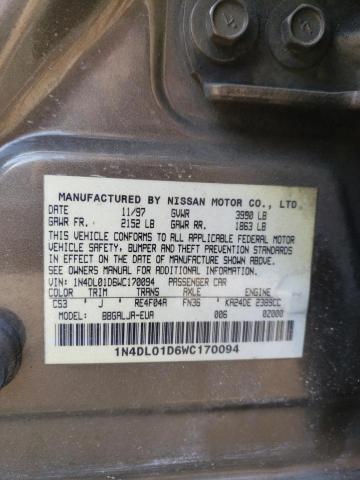 Photo 12 VIN: 1N4DL01D6WC170094 - NISSAN ALTIMA 