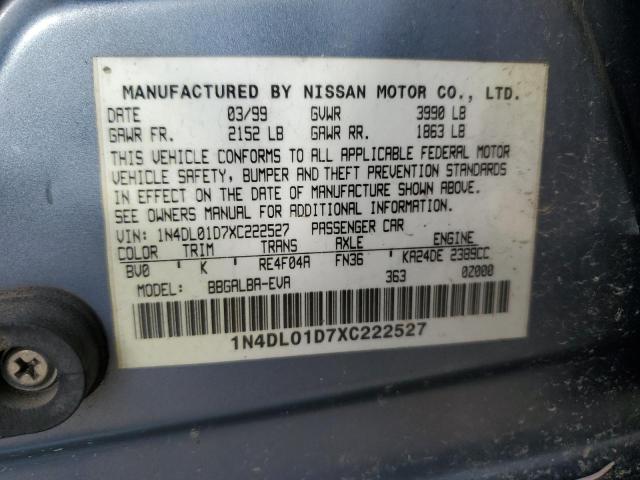 Photo 11 VIN: 1N4DL01D7XC222527 - NISSAN ALTIMA XE 