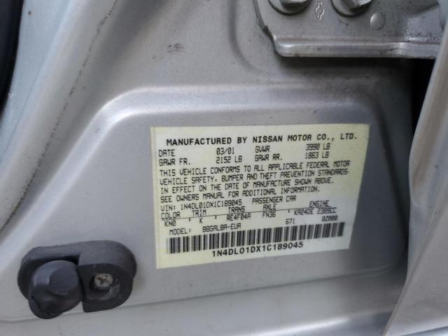 Photo 11 VIN: 1N4DL01DX1C189045 - NISSAN ALTIMA XE 