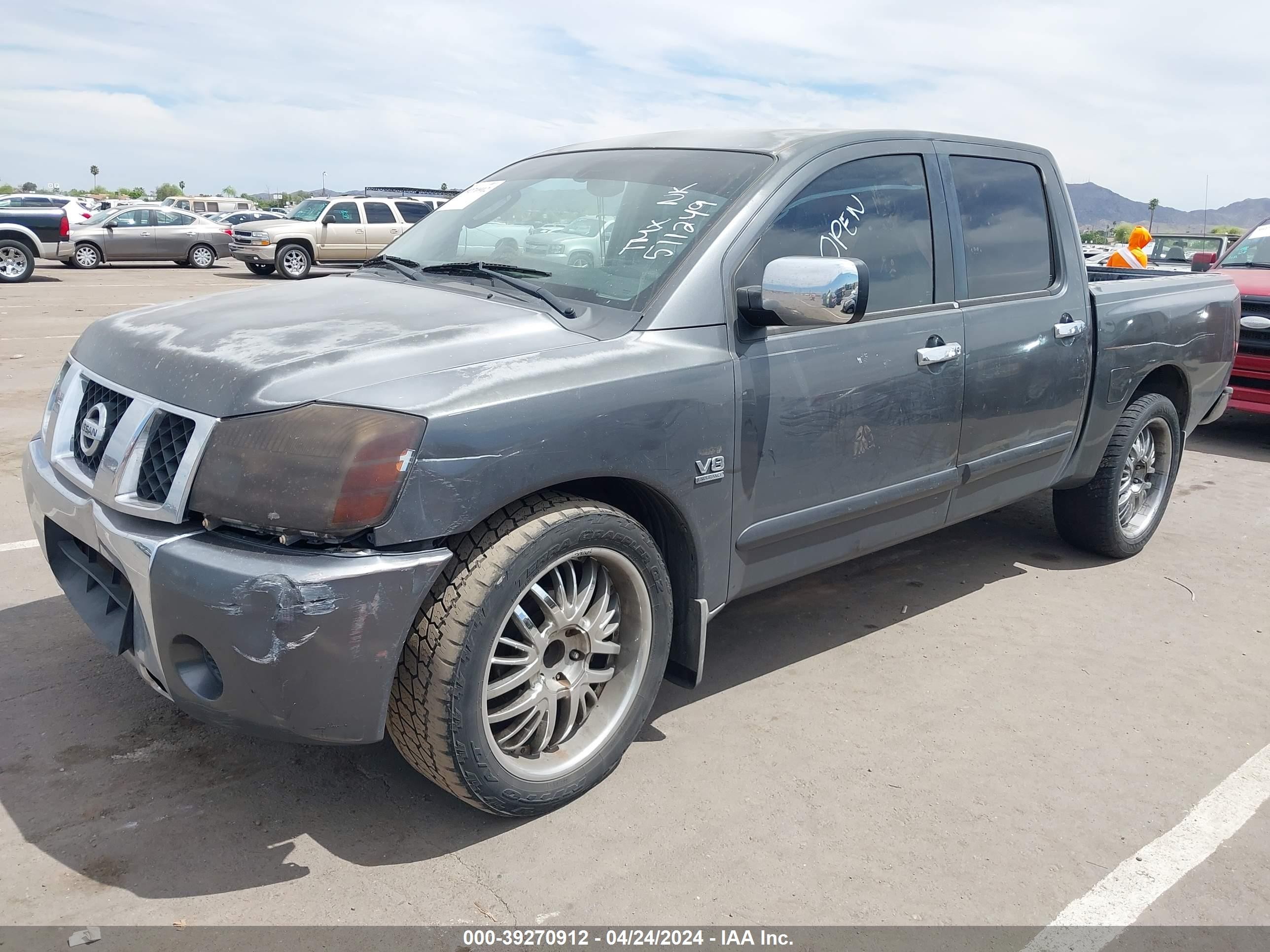 Photo 1 VIN: 1N6AA07A84N511249 - NISSAN TITAN 