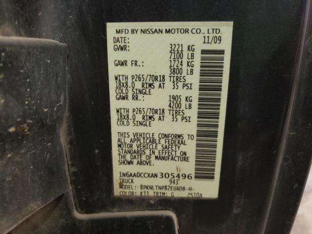 Photo 9 VIN: 1N6AA0CCXAN305496 - NISSAN TITAN XE 