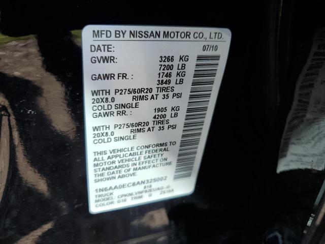 Photo 9 VIN: 1N6AA0EC8AN325002 - NISSAN TITAN XE 