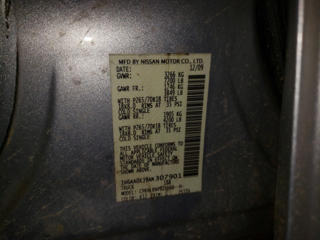 Photo 9 VIN: 1N6AA0EJ9AN307901 - NISSAN TITAN XE 