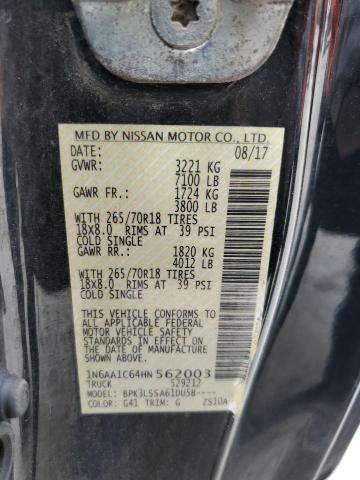 Photo 11 VIN: 1N6AA1C64HN562003 - NISSAN TITAN SV 