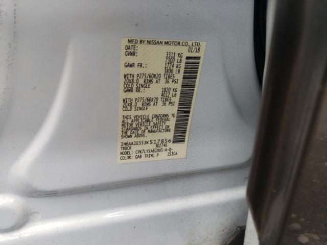 Photo 9 VIN: 1N6AA1E55JN517856 - NISSAN TITAN SV 