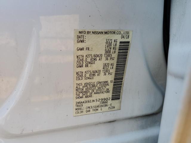 Photo 11 VIN: 1N6AA1E61JN529902 - NISSAN TITAN 