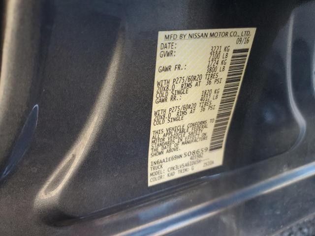 Photo 12 VIN: 1N6AA1E69HN508659 - NISSAN TITAN SV 