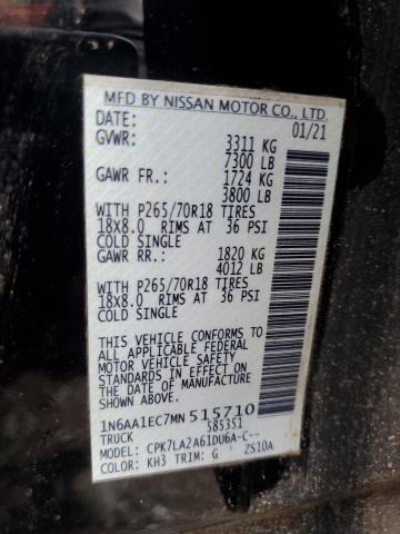 Photo 12 VIN: 1N6AA1EC7MN515710 - NISSAN TITAN 