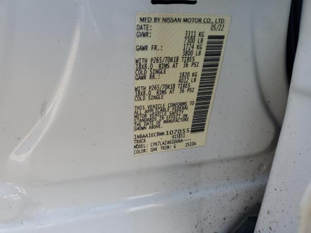 Photo 11 VIN: 1N6AA1EC8NN107055 - NISSAN TITAN S 