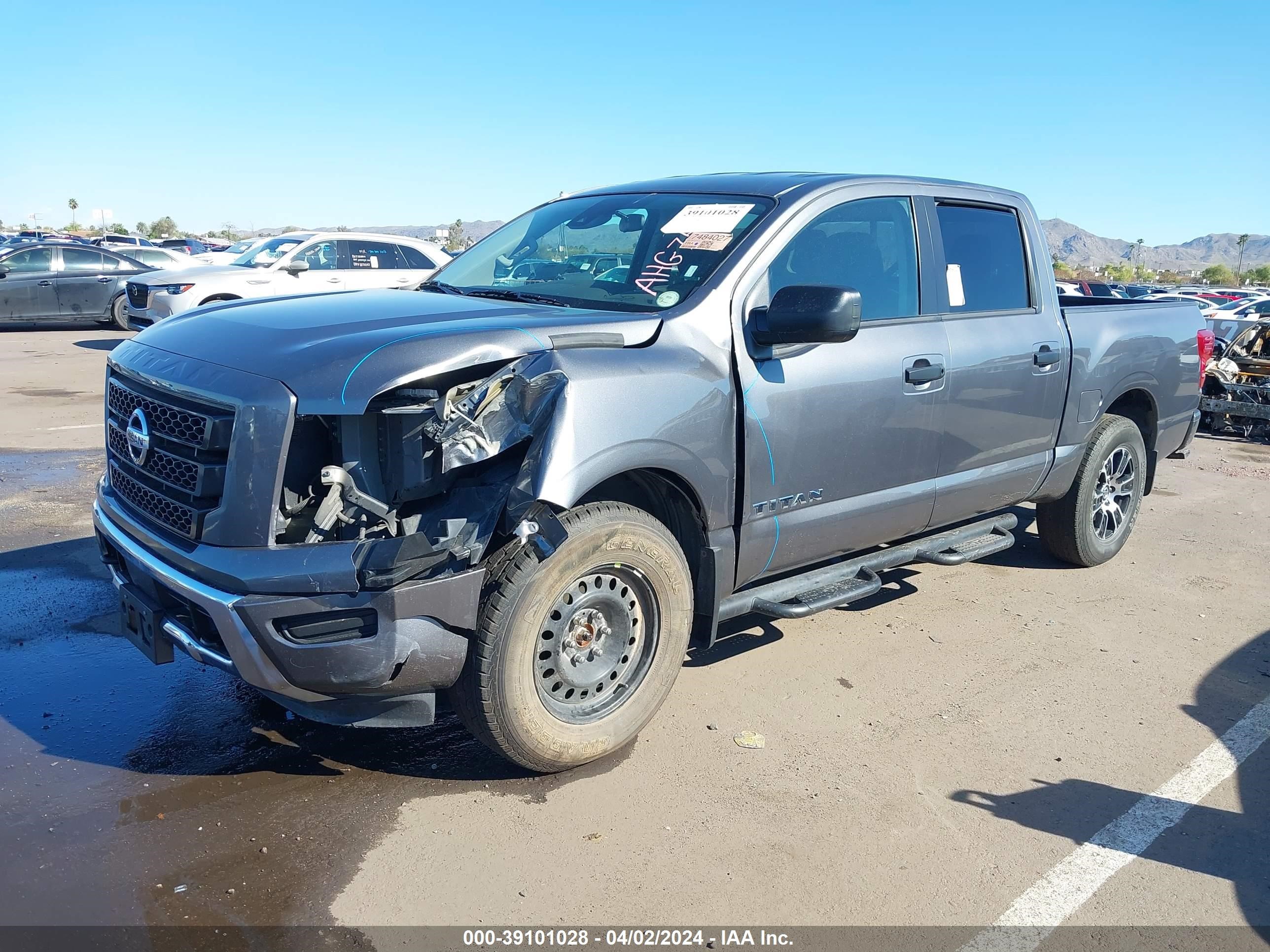 Photo 1 VIN: 1N6AA1EC9NN107646 - NISSAN TITAN 