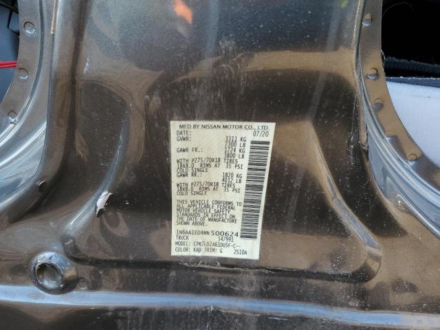 Photo 12 VIN: 1N6AA1ED4MN500624 - NISSAN TITAN SV 