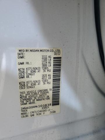 Photo 12 VIN: 1N6AA1ED4PN103838 - NISSAN TITAN SV 