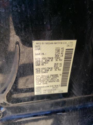 Photo 11 VIN: 1N6AA1EJ2HN547842 - NISSAN TITAN S 