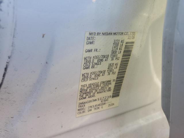 Photo 11 VIN: 1N6AA1EK3HN517239 - NISSAN TITAN S 