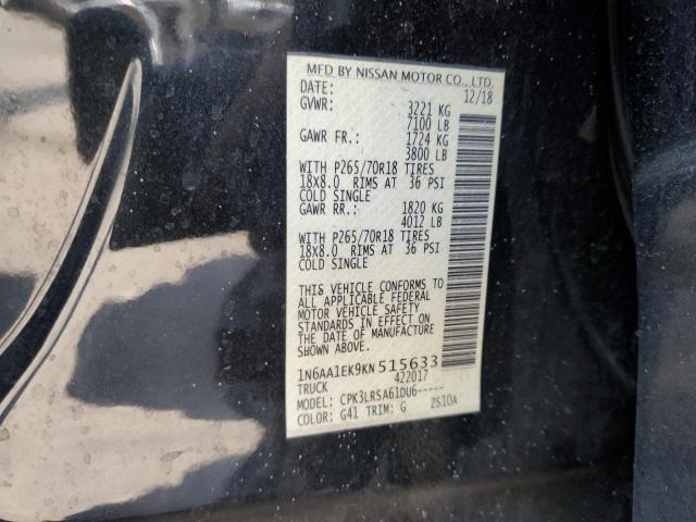 Photo 11 VIN: 1N6AA1EK9KN515633 - NISSAN TITAN S 