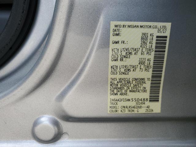 Photo 9 VIN: 1N6AA1F15HN550488 - NISSAN TITAN XD S 