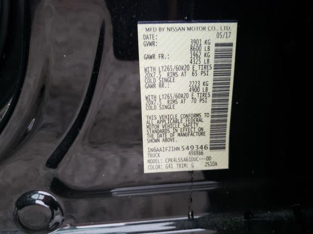 Photo 9 VIN: 1N6AA1F21HN549346 - NISSAN TITAN XD S 