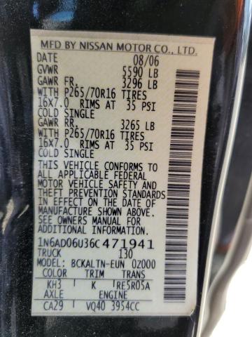 Photo 11 VIN: 1N6AD06U36C471941 - NISSAN FRONTIER 