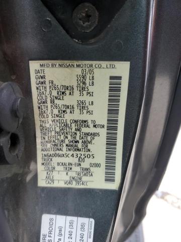 Photo 11 VIN: 1N6AD06UX5C432505 - NISSAN FRONTIER 