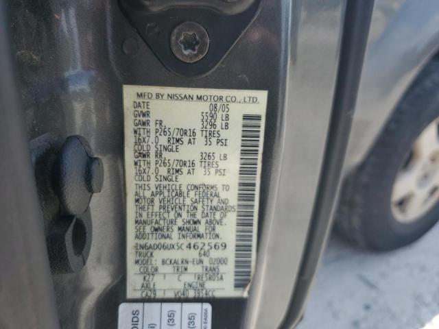 Photo 12 VIN: 1N6AD06UX5C462569 - NISSAN FRONTIER K 