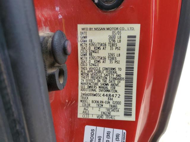 Photo 11 VIN: 1N6AD06W05C448472 - NISSAN FRONTIER 