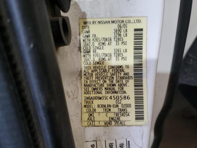 Photo 11 VIN: 1N6AD06W35C450586 - NISSAN FRONTIER 