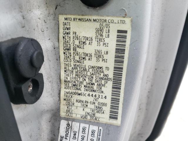 Photo 11 VIN: 1N6AD06W65C444314 - NISSAN FRONTIER 