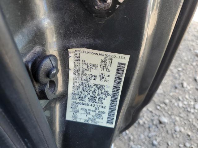 Photo 11 VIN: 1N6AD06W86C423708 - NISSAN FRONTIER K 