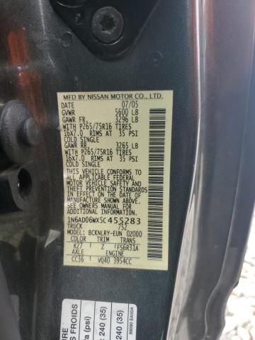 Photo 11 VIN: 1N6AD06WX5C455283 - NISSAN FRONTIER 