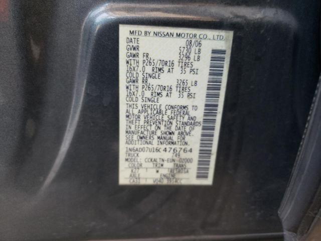 Photo 11 VIN: 1N6AD07U16C476764 - NISSAN FRONTIER C 