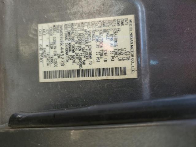 Photo 11 VIN: 1N6AD07U26C445278 - NISSAN FRONTIER C 