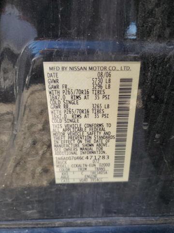 Photo 11 VIN: 1N6AD07U46C471283 - NISSAN FRONTIER C 