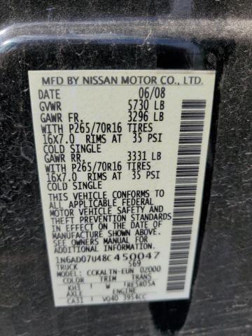 Photo 11 VIN: 1N6AD07U48C450047 - NISSAN FRONTIER 