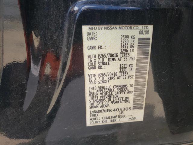 Photo 11 VIN: 1N6AD07U49C405305 - NISSAN FRONTIER C 