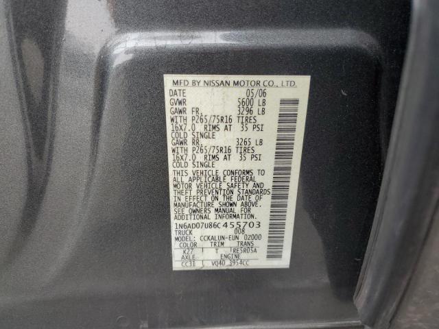 Photo 11 VIN: 1N6AD07U86C455703 - NISSAN FRONTIER C 