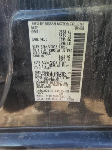 Photo 11 VIN: 1N6AD07W19C408549 - NISSAN FRONTIER C 