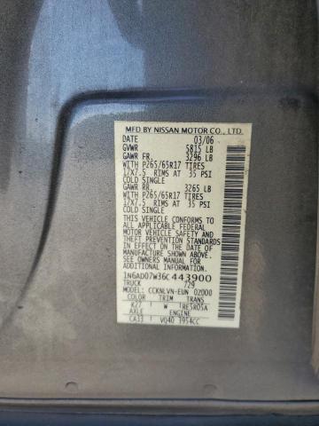 Photo 11 VIN: 1N6AD07W36C443900 - NISSAN FRONTIER 