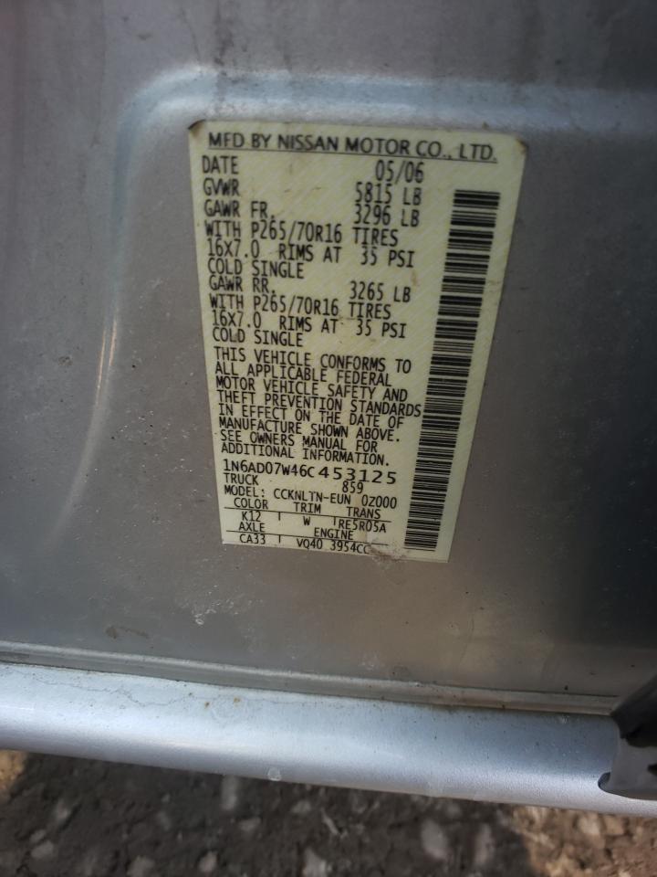 Photo 11 VIN: 1N6AD07W46C453125 - NISSAN NAVARA (FRONTIER) 