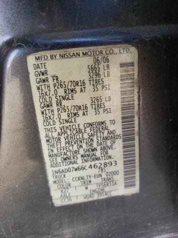 Photo 11 VIN: 1N6AD07W66C462893 - NISSAN FRONTIER 