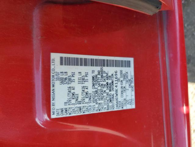 Photo 11 VIN: 1N6AD07W98C411696 - NISSAN FRONTIER C 