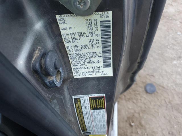 Photo 11 VIN: 1N6AD0CU6GN788543 - NISSAN FRONTIER S 